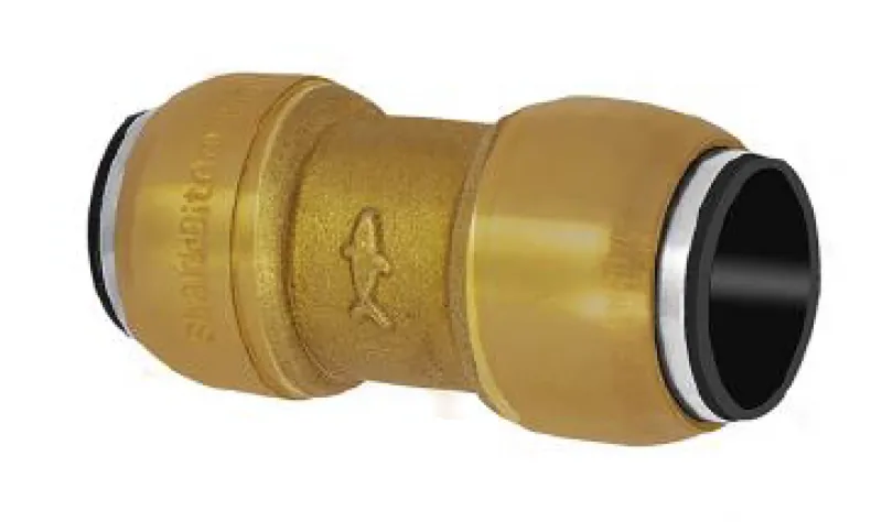 Gerader Verbinder »sharkbite« aus Messing, alle Größen